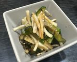 [大根の皮&きゅうり]パリパリ無限ごま塩昆布作り方5写真