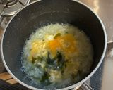 ワカメと玉子のお雑炊(おじや)作り方4写真