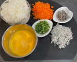 栄養満点♡しらすチャーハン作り方1写真