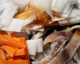 いかの旨味☆薄切り大根とイカの炒め煮作り方1写真