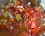 トマトだけで煮込む食べるミネストローネ作り方4写真