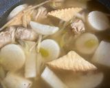 簡単！鶏と厚揚げと長芋の生姜スープ煮作り方4写真