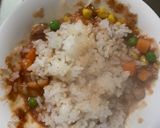 全てレンジ中華風親子丼味オムライス弁当作り方7写真