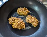 おつまみに♡カリカリ納豆チーズキムチ焼き作り方2写真