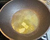 大葉と蟹味噌のバターチーズパスタ作り方3写真