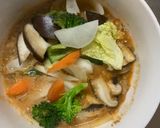 肉無豆腐クリーミートマト味噌味野菜炒め作り方15写真