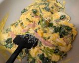 ほうれん草とベーコンの卵とじ🥚作り方3写真
