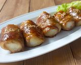 簡単♪長芋の肉巻き/照り焼き風作り方6写真