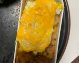 レンジ簡単洋風梅親子丼味オムライス弁当作り方16写真
