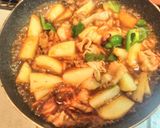 韓国の家庭料理 豚じゃが キムチ炒め作り方10写真