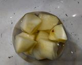 りんご酢入りのりんごジュース作り方1写真