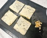 メンマと白髪ネギ和えのせ♪油揚げ焼き作り方4写真
