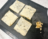 メンマと白髪ネギ和えのせ♪油揚げ焼き作り方4写真