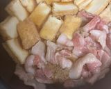 簡単　懐かしい味　厚揚げと豚バラ肉の煮込み作り方3写真