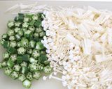 レンジ◎オクラとえのきのおかかぽん酢和え作り方2写真