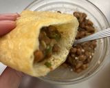 納豆とオクラのパリパリ油揚げ焼き作り方5写真