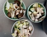 根菜茄子中華風クリーム梅味温野菜サラダ作り方14写真