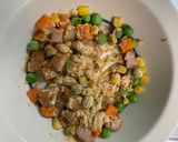 レンジクリーミー生姜焼味オムライス弁当作り方4写真