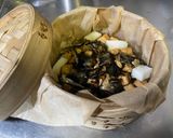 鰯厚揚げひじきやわらか蒸し煮＆かぼちゃの味噌汁作り方11写真