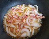 簡単昼食今夜の夕飯！夏のベーコンのパスタ作り方6写真