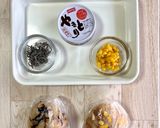 ふりふりおにぎり『とりめし・塩昆布・コーン』作り方8写真