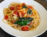 トマトとバジルのパスタ作り方8写真