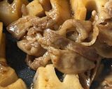 豚三枚肉と蓮根の和風炒め作り方5写真