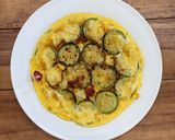夏野菜のオムレツ作り方6写真