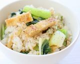 混ぜご飯【小松菜と油揚げの白だしご飯】作り方7写真