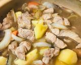 豚うで肉のチーズ＆玉子の出汁ポークカレー作り方2写真