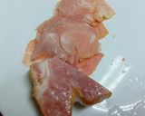 超薄ベーコンスライスのトッピング作り方1写真
