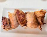 豚こまと玉ねぎのチーズバター焼き作り方4写真