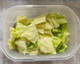 レンチン蒸しキャベツ作り方4写真