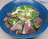 岩下の新生姜を使った、かつおのたたき丼作り方5写真