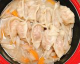 野菜たっぷり水餃子鍋作り方4写真