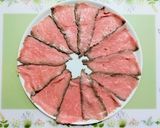 夏夕飯簡単鰻のタレ大葉薬味ローストビーフ作り方5写真