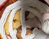 焼かないケーキ♪市販菓子パン&フルーチェ作り方3写真