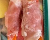 犬用🐶野菜の肉巻き♥️作り方1写真