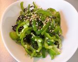 ピーマン塩昆布作り方3写真