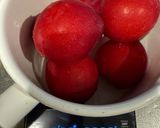 プラムのジャム　低糖作り方1写真