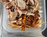 きのこのクリームスパゲティ作り方1写真