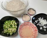 私の惣菜パン:ライ麦カンパーニュの具作り方1写真