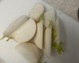 春かぶのタラコバター醤油炒め作り方1写真