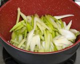 糖尿＆高血圧ＯＫ＊株セロリの鍋パスタ作り方8写真