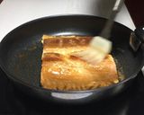 バケットのクロックマダム風茄子バーガー作り方20写真