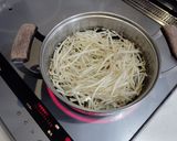 ほうれん草ともやしの中華スープ作り方2写真