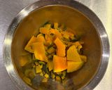 かぼちゃと小豆の茶巾お菓子作り方3写真