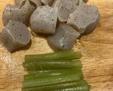 お惣菜！蒟蒻と蕗の味噌煮作り方2写真