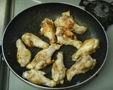 簡単ワンパン・手羽元の甘酢あんがけ作り方1写真