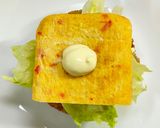 じゅわっと幸せ✨だし巻き卵ライスバーガー作り方3写真